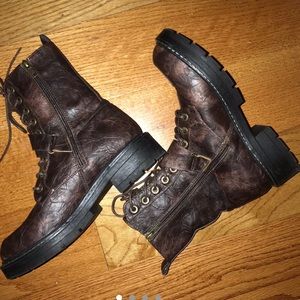 Seven Cardi B Combat Boots Size 10